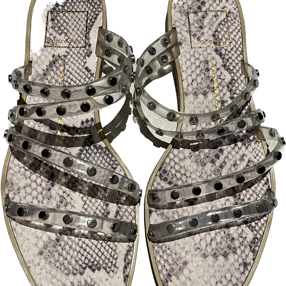 Dolce Vita Crystal Vinyl Sandal 🩴 Size 7